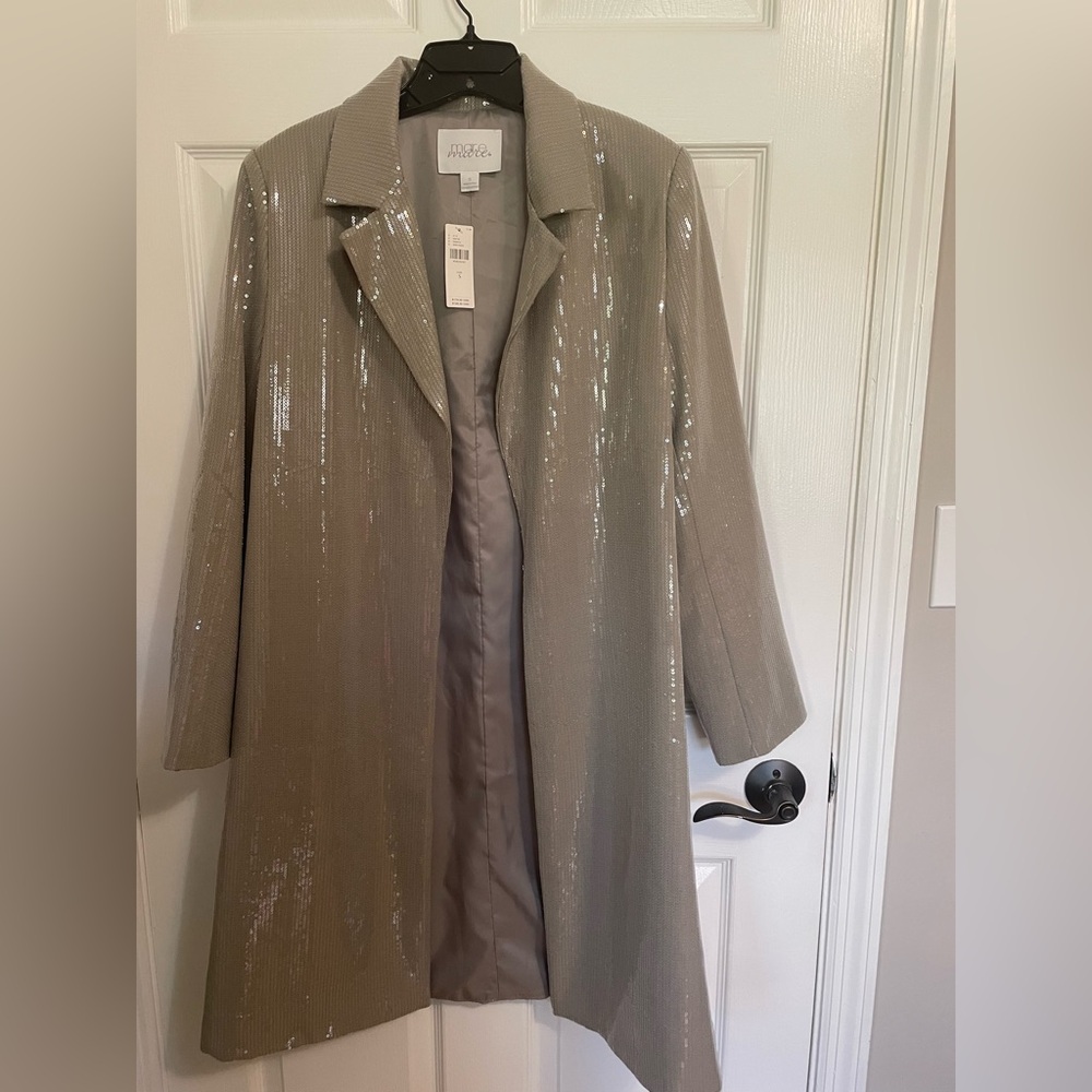 Elegant Sequin Women's Coat